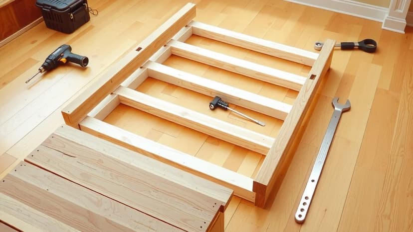 Så bygger du din egen bed frame