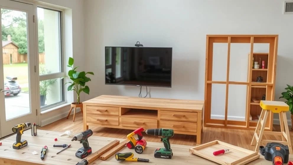 Bygga en egen TV-bänk hemma