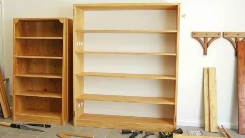 Bygga din egen platsbyggd bokhylla själv