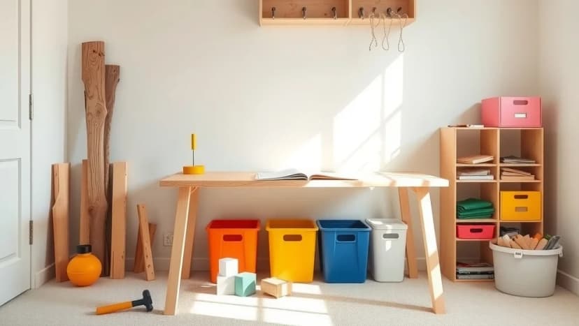 Gör ditt eget skrivbord för barn