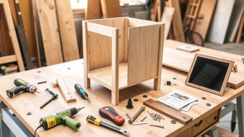 Så bygger du ett eget sängbord DIY