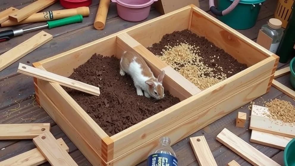 Så bygger du en grävlåda till kaninen själv