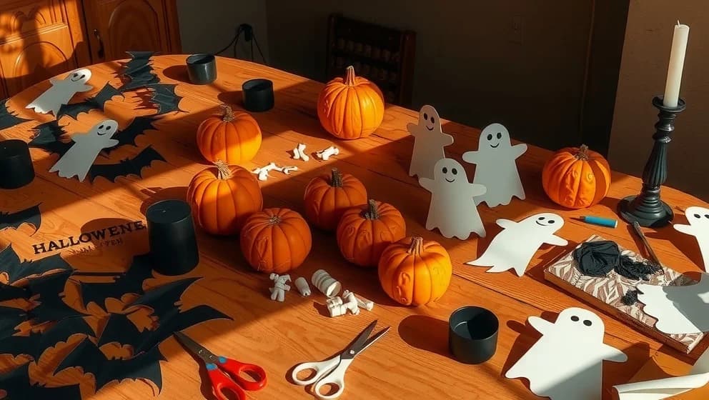 Halloween pynt själv hemma