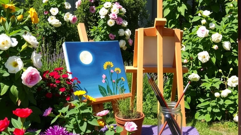 Linnea i målarens trädgård