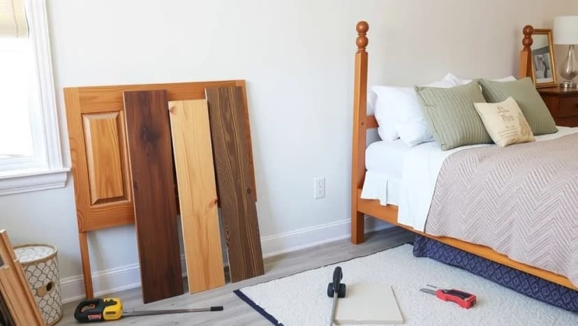 Gör din egen sänggavel i trä